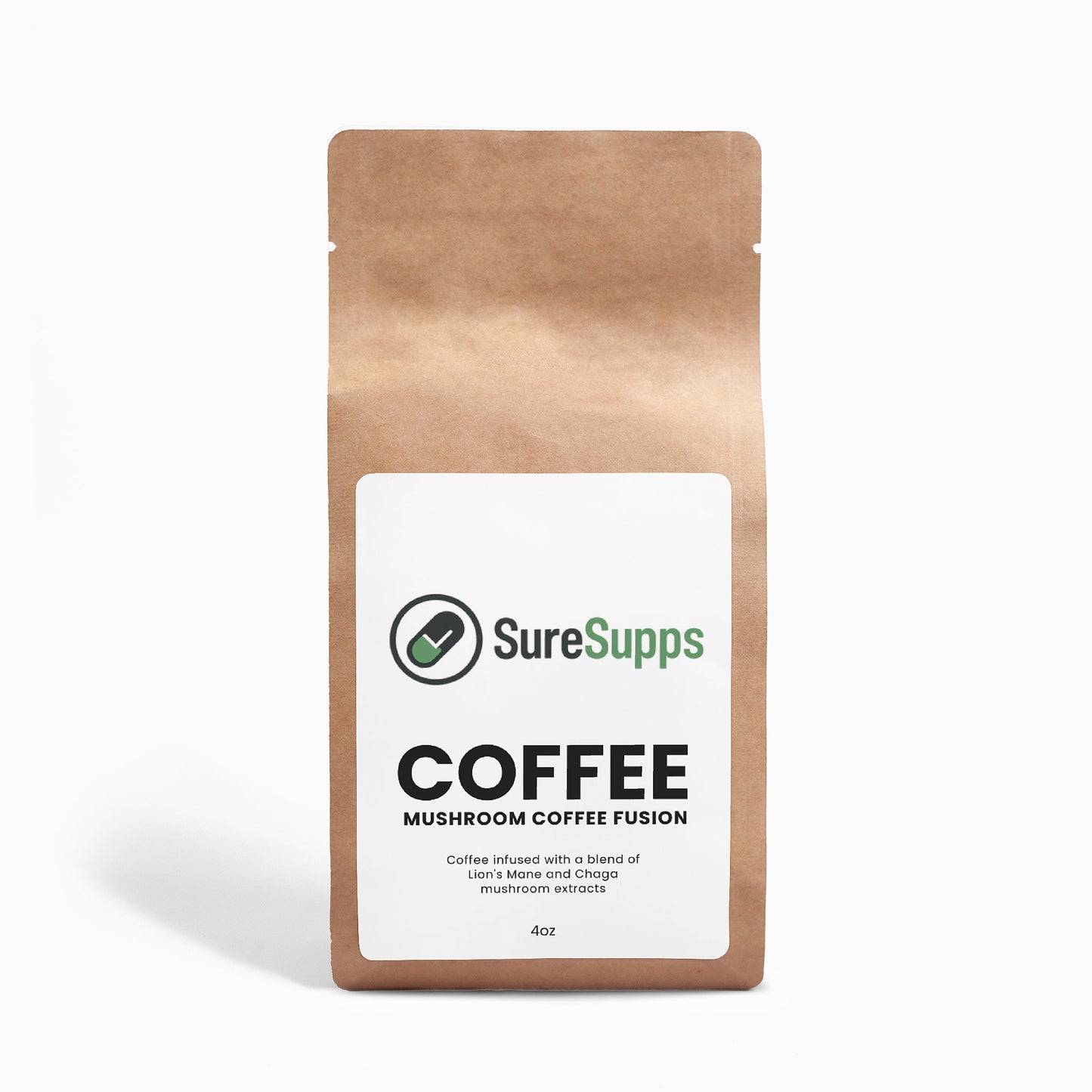 Mushroom Coffee Fusion - Lion’s Mane & Chaga 4oz