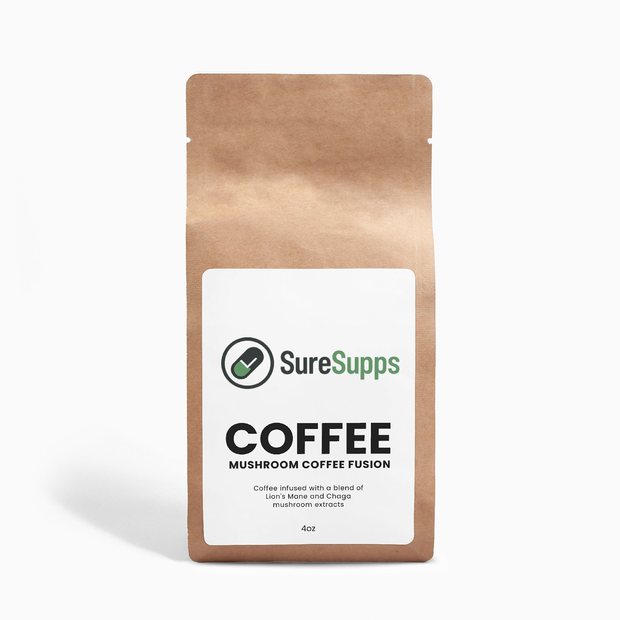 Mushroom Coffee Fusion - Lion’s Mane & Chaga 4oz