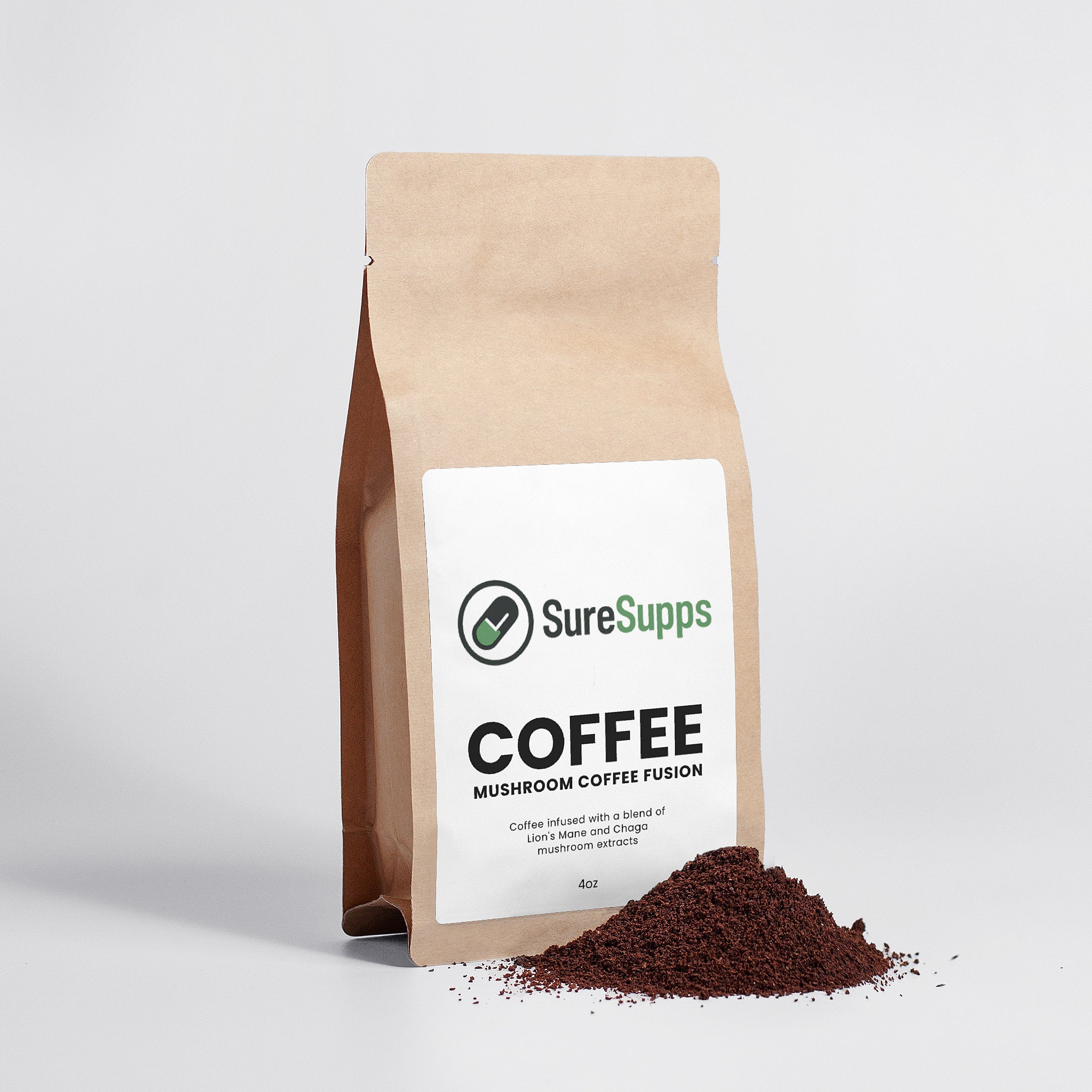 Mushroom Coffee Fusion - Lion’s Mane & Chaga 4oz